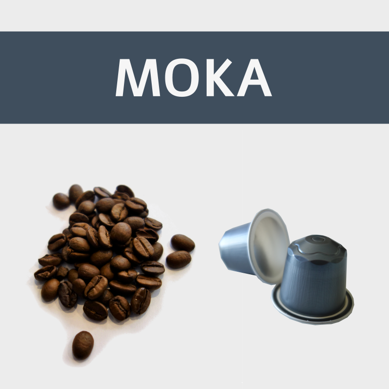 Capsulo 40 Capsules de café MOKA d'Ethiopie - Compatible avec